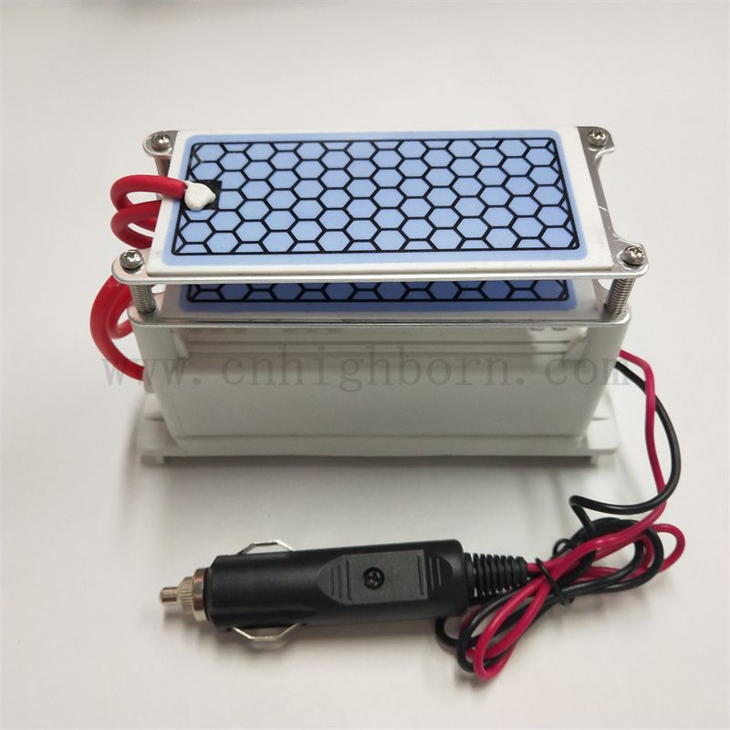 Kit generatore di ozono da 12V 10 g/h Modulo ozonatore con spina accendissione a sigaretta in connessione