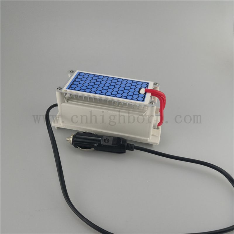 Piastra ceramica portatile per purificazione dell'aria 12V 5G/ora Modulo Generatore di ozono Ozonizzatore