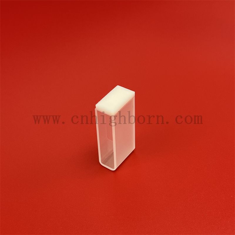 clear quartz cuvette Cuvetta di vetro ottico