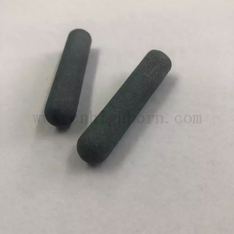 Tubo di assorbimento in carburo di silicio poroso grigio scuro personalizzato