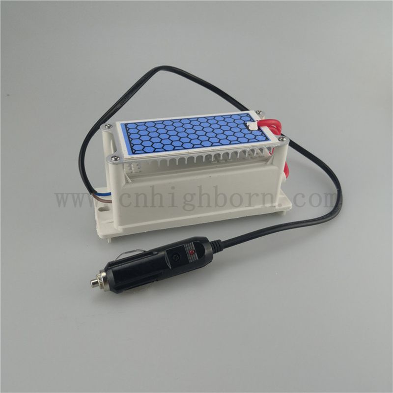 Piastra ceramica portatile per purificazione dell'aria 12V 5G/ora Modulo Generatore di ozono Ozonizzatore