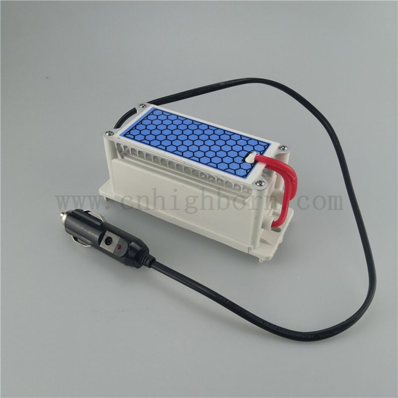 Piastra ceramica portatile per purificazione dell'aria 12V 5G/ora Modulo Generatore di ozono Ozonizzatore