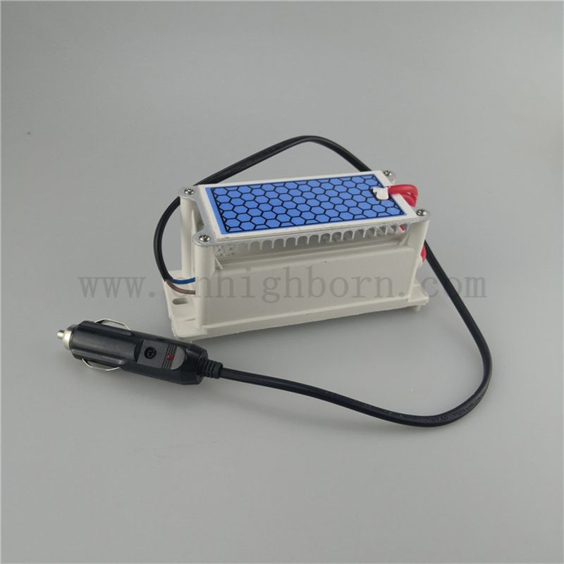 Piastra ceramica portatile per purificazione dell'aria 12V 5G/ora Modulo Generatore di ozono Ozonizzatore