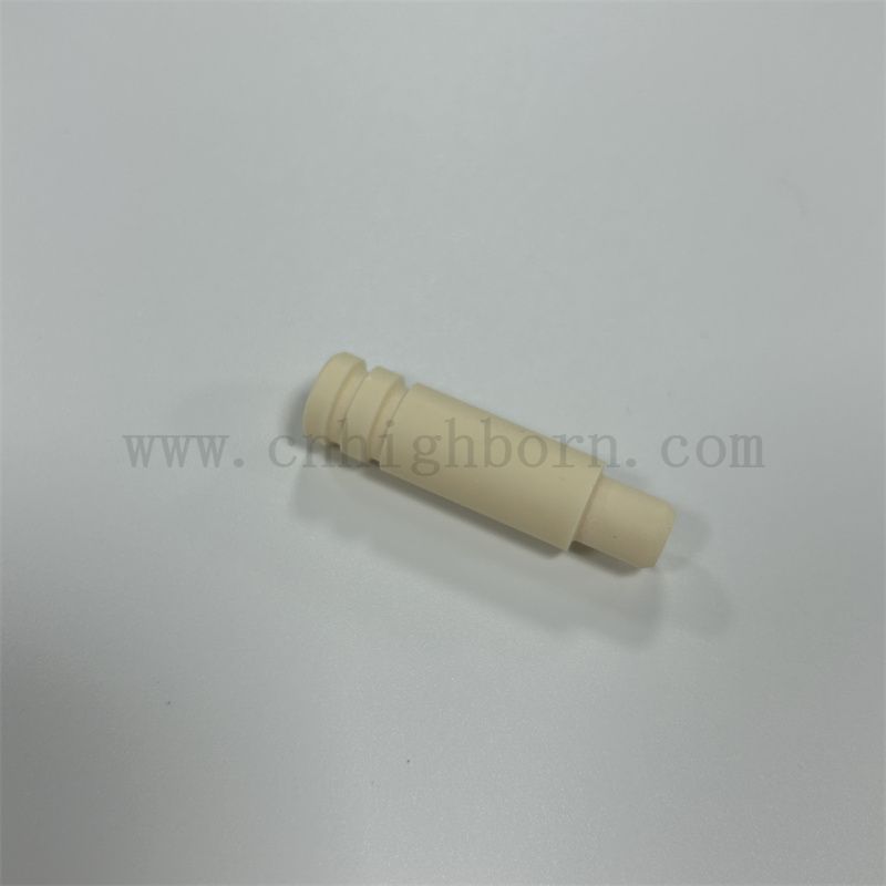 Precisione isolante elettrica 99 porcellana di allumina al2o3 tubo ceramico con gradino