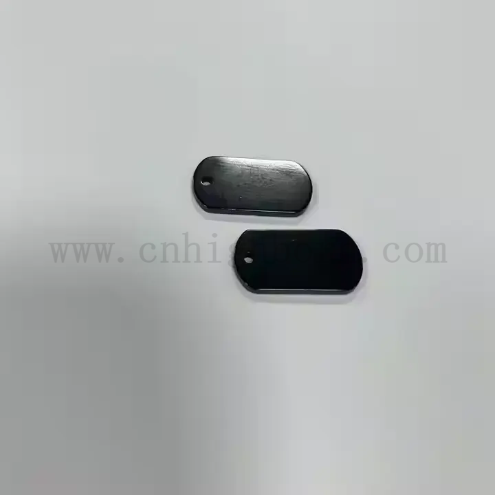 Piastra di zirconia nera personalizzata lucidata zro2 ceramica