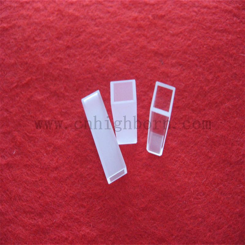 Cellule di fluorescenza in quarzo in quarzo in vetro in quarzo da laboratorio
