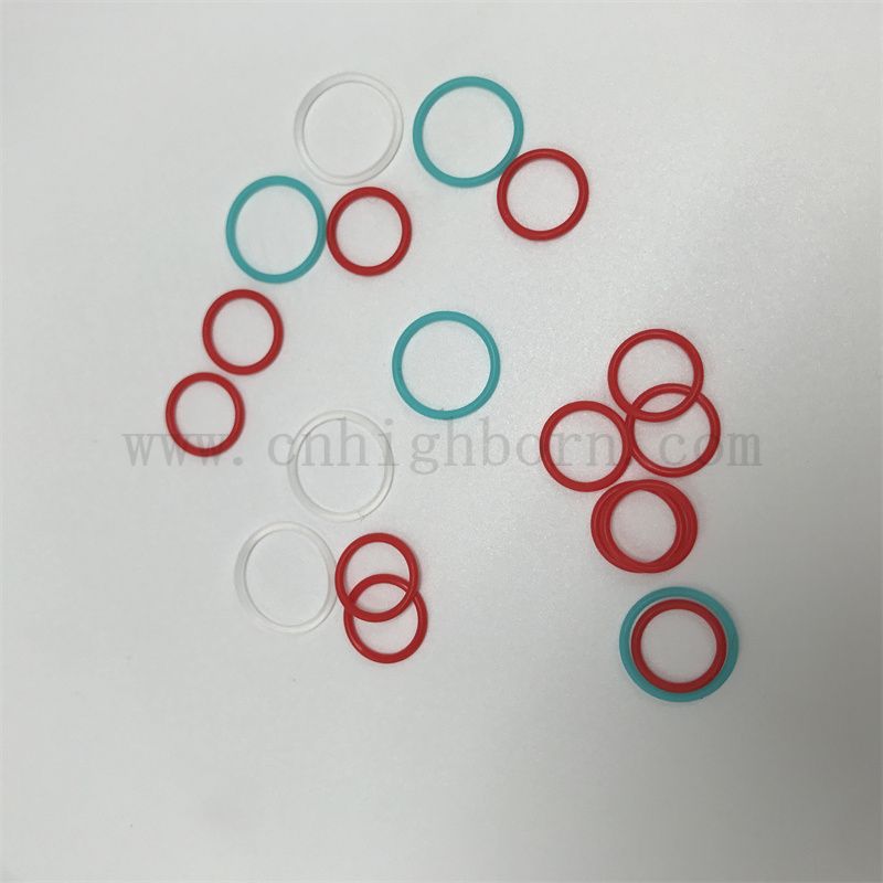 O-ring di gomma silicone ad alta precisione personalizzati