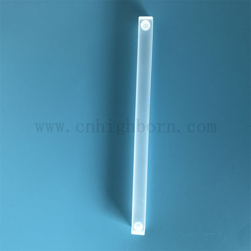 translucent glass bar barra di quarzo traslucido