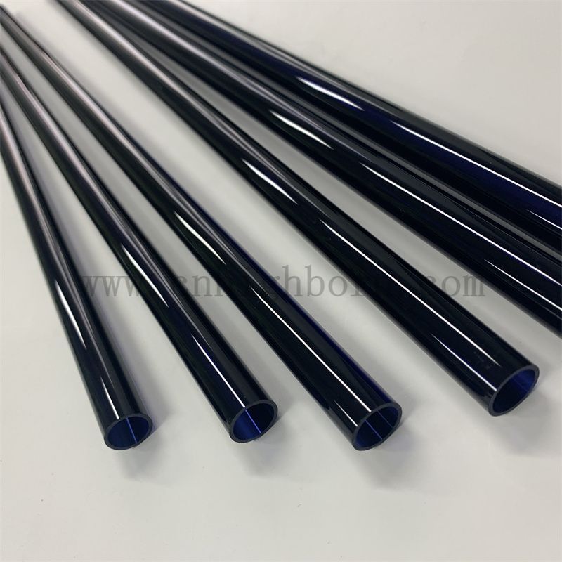 heat resistance quartz pipe tubo resistente al calore