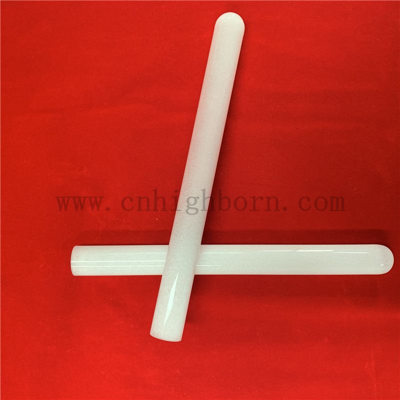 opaque glass tubing  Tubo in quarzo fuso