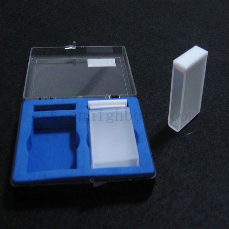 lab quartz cuvette Cuvetta di vetro da laboratorio
