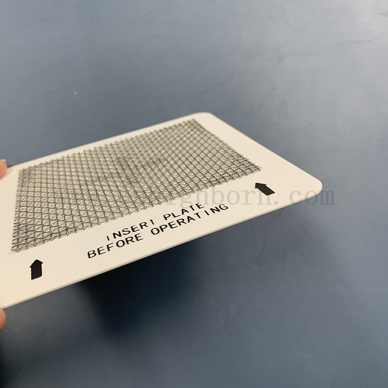 Piastra di ozono in ceramica da 4,5 pollici in uscita di ozono con maglia in acciaio inossidabile per il generatore di ozono in aria fresche