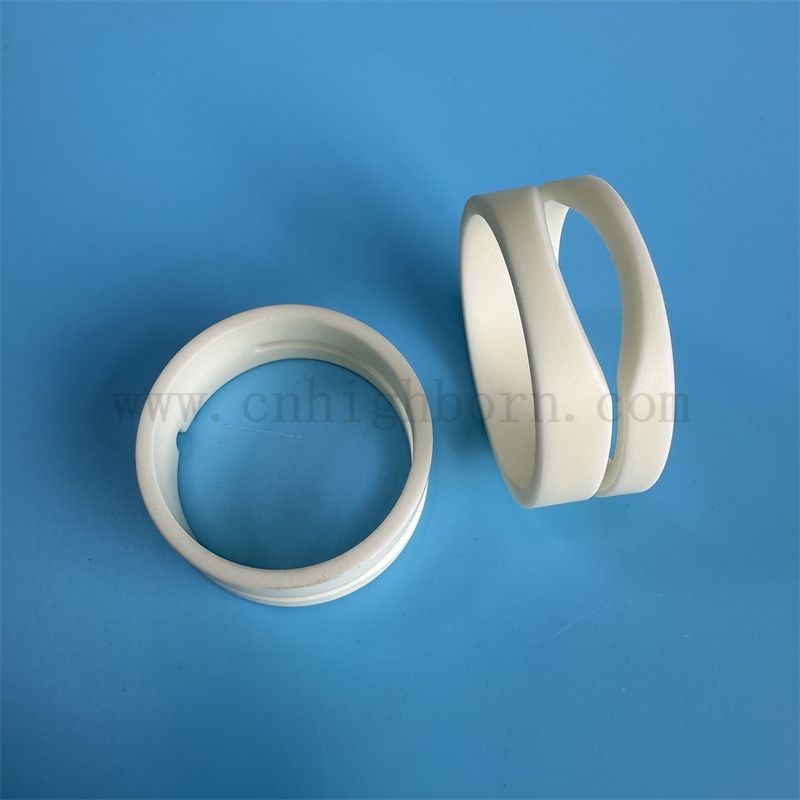 Guarnizione Al2o3 con anello in ceramica di allumina al 99,5% resistente all'usura