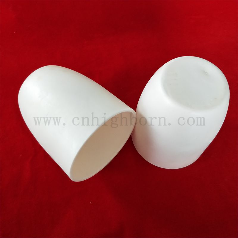 Resistente alla temperatura ad alta temperatura 99% AL2O3 ALUMINA ARC Ceramica che scioglie crowt Pt per laboratorio