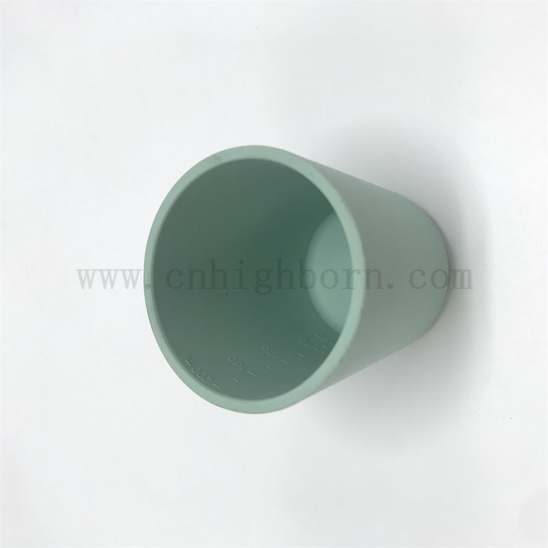 Ciotola per acqua morbida piegabile infrangibile a tazza di gomma silicone in silicone tazza di gomma silicone