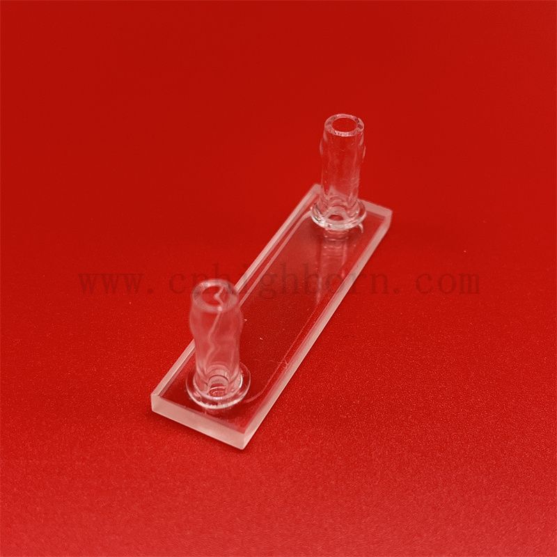 Lunghezza percorso UV da laboratorio Lunghezza al quarzo Cuvette Cellula di vetro ottico trasparente