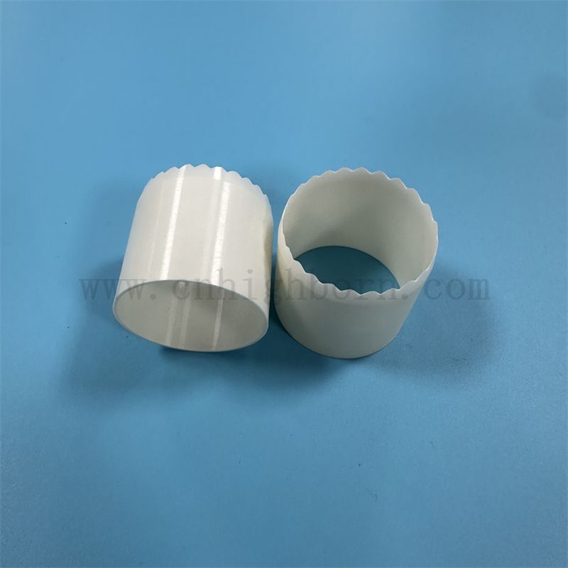 Polissione superficiale Zirconia Isolatore del tubo di grande diametro Zro2 Ceramico Irregolare