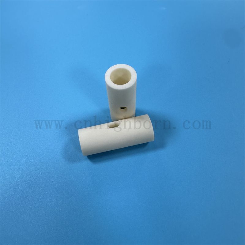 99%Isolatore di tubi in ceramica al 99%AL2O3 tubo irregolare in ceramica