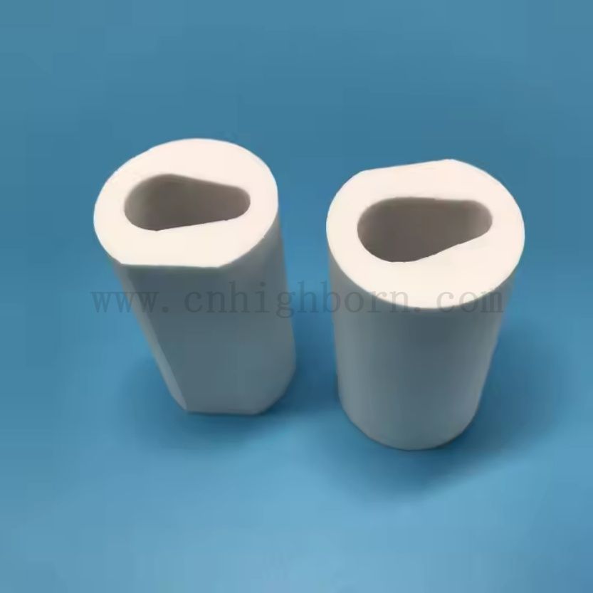 Parte di tubo in vetro bianco macchina macor personalizzato