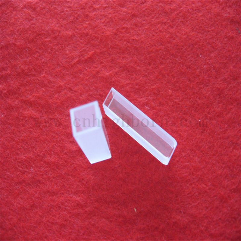 Cellule di fluorescenza in quarzo in quarzo in vetro in quarzo da laboratorio