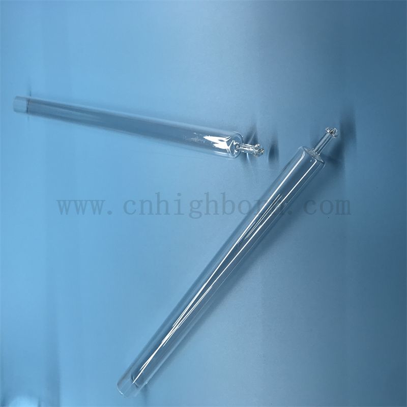 heat resistance quartz tube tubo resistente al calore
