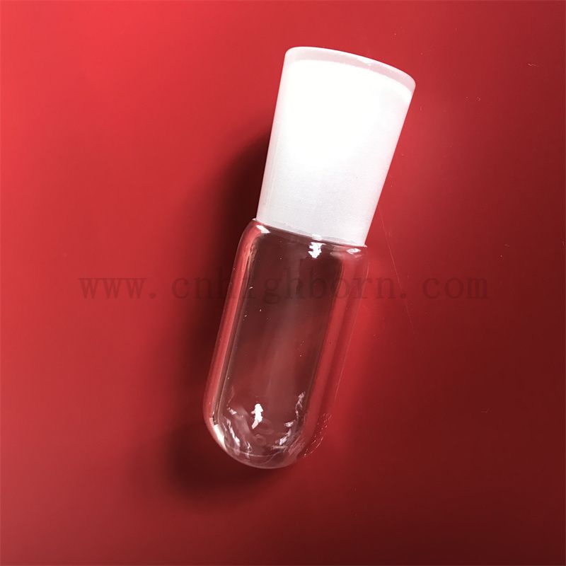 clear silica test tube tubo di prova del quarzo trasparente
