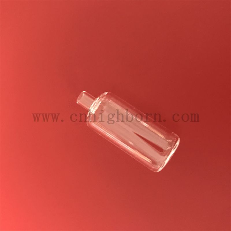 clear quartz tube tubo trasparente