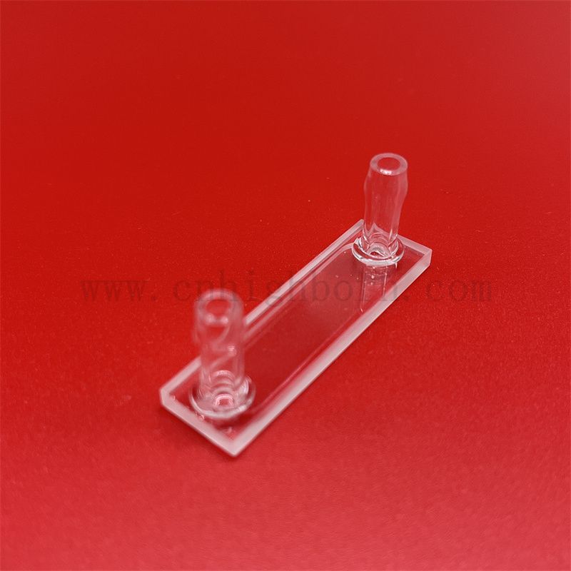 Lunghezza percorso UV da laboratorio Lunghezza al quarzo Cuvette Cellula di vetro ottico trasparente