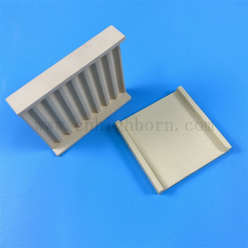 Ossido di zirconio stabilizzato dal calcio Zro2 Setter piatti in ceramica zirconia per fornace