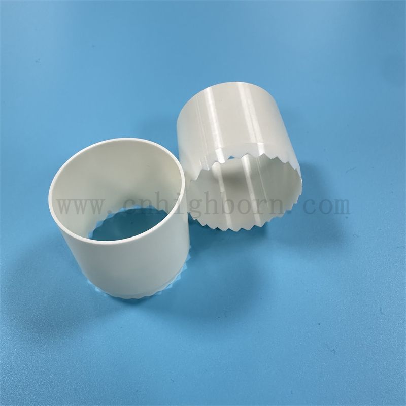 Polissione superficiale Zirconia Isolatore del tubo di grande diametro Zro2 Ceramico Irregolare
