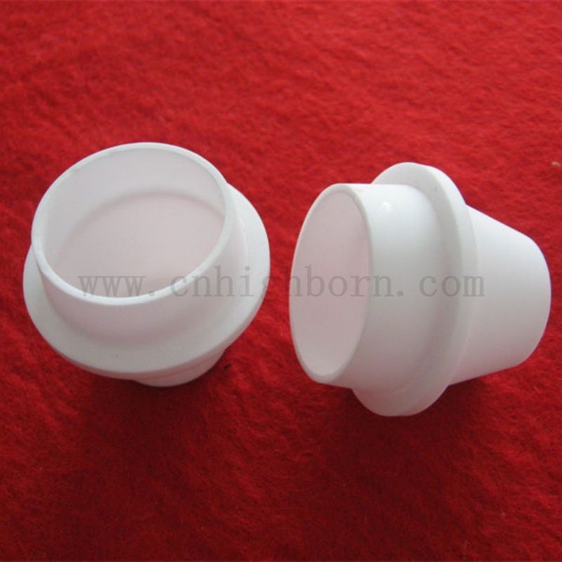 Resistenza alla temperatura ad alta temperatura Leco TGA Cramica ceramica Allumina con LID Lab Al2O3 Melting Pot