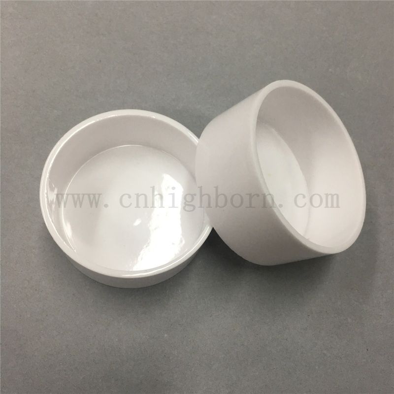 Glazed 95% AL2O3 crogiolo in ceramica per la ciotola in porcellana di allumina di fusione di laboratorio