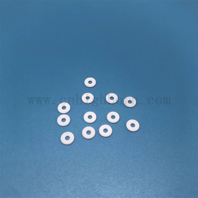 Parti in ceramica a forma di complesso personalizzato Rettangolare anello macor foglio di vetro macchina macchina macchinabile