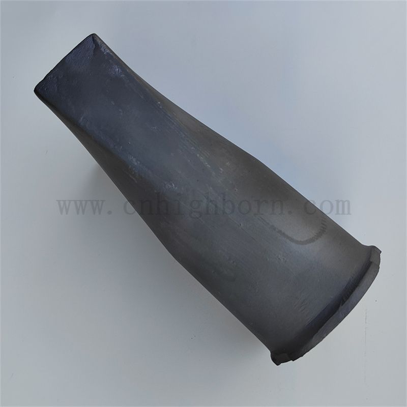 Fornitura di fabbrica pipa sisico rbsic ceramico ugello di ugello in carburo di silicio tubo in ceramica per forno a tunnel