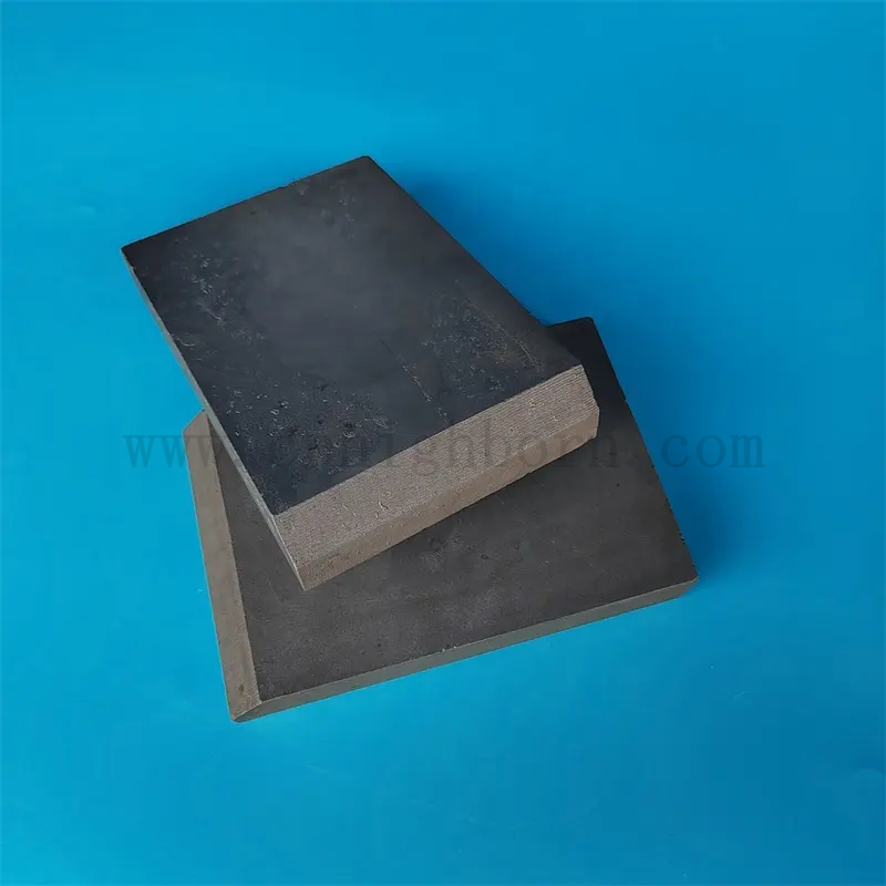 Scheda di ceramica SiC refrattaria personalizzata RBSIC in carburo di silicio RBSIC