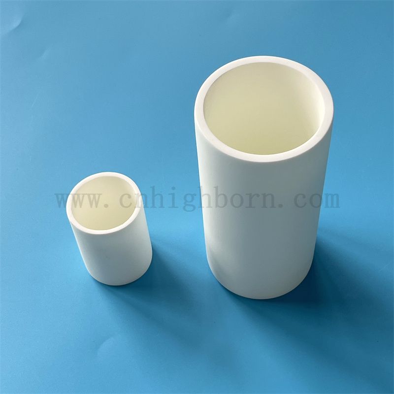 Ossido di magnesio refrattario crogiolo ceramico di metallo fuso personalizzato crogiolo