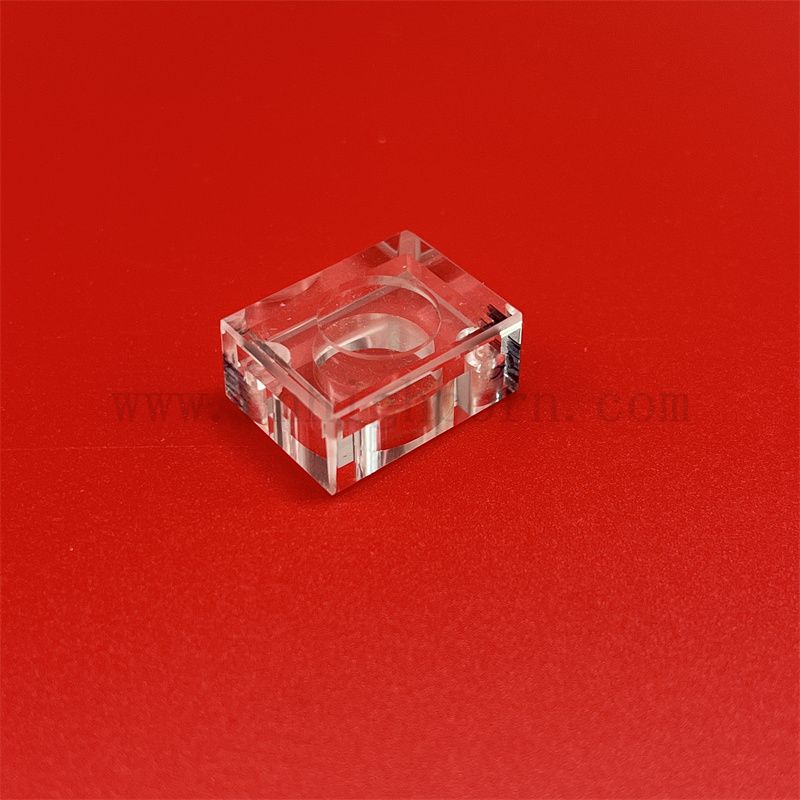 Lab Spettrofotometro di alta qualità UV UV Ultraviolet Transmittance Ottico Flow Cellula Glass Cuvette di vetro