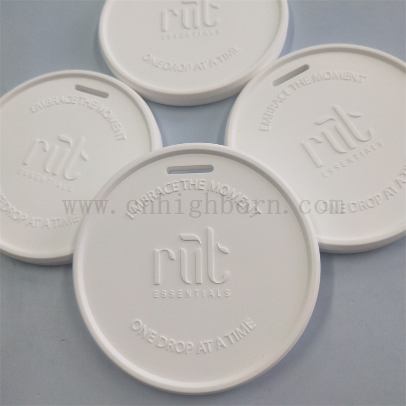 Logo Pietra di gesso ceramica per auto personalizzata con logo per diffusore per aroma