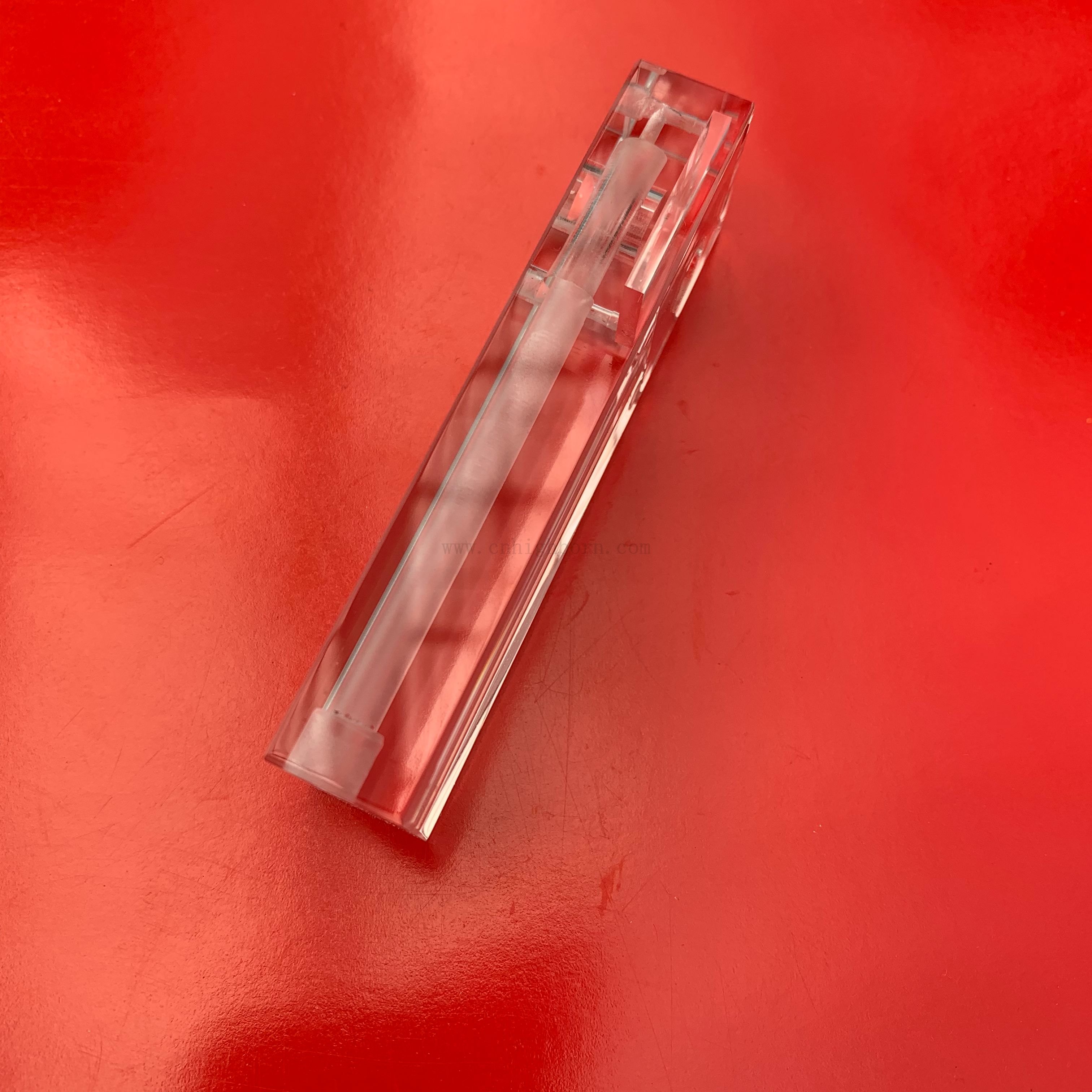 Micro reazione Labware Cuvette in vetro in quarzo trasparente attraverso il colorimetro