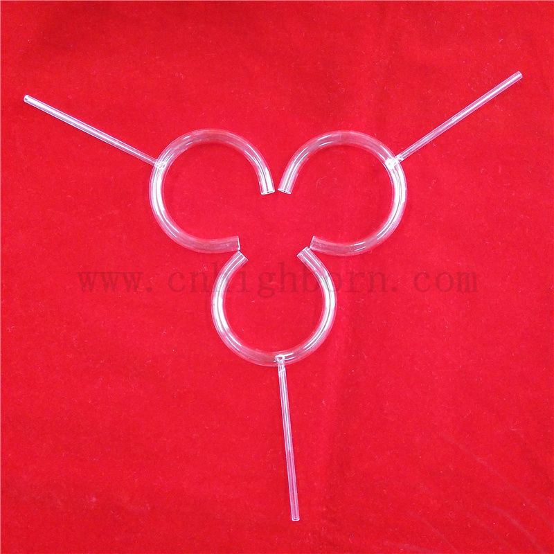 C shape quartz tube Tubo C