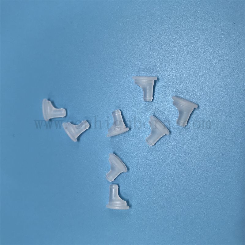 Tappa in gomma in silicone trasparente Parti a prova di polvere silenziosa