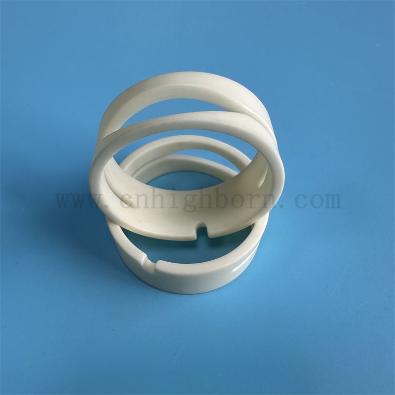 Accessori per macchinari rotanti AL2O3 AL2O3 di usura lucida personalizzata Guida in ceramica tessile di allumina
