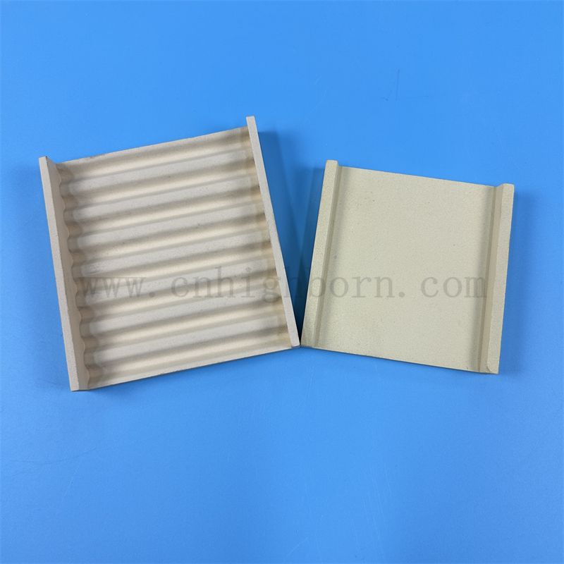 Ossido di zirconio stabilizzato dal calcio Zro2 Setter piatti in ceramica zirconia per fornace