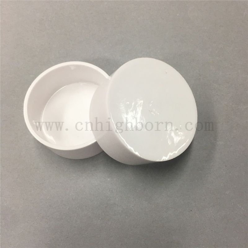 Glazed 95% AL2O3 crogiolo in ceramica per la ciotola in porcellana di allumina di fusione di laboratorio