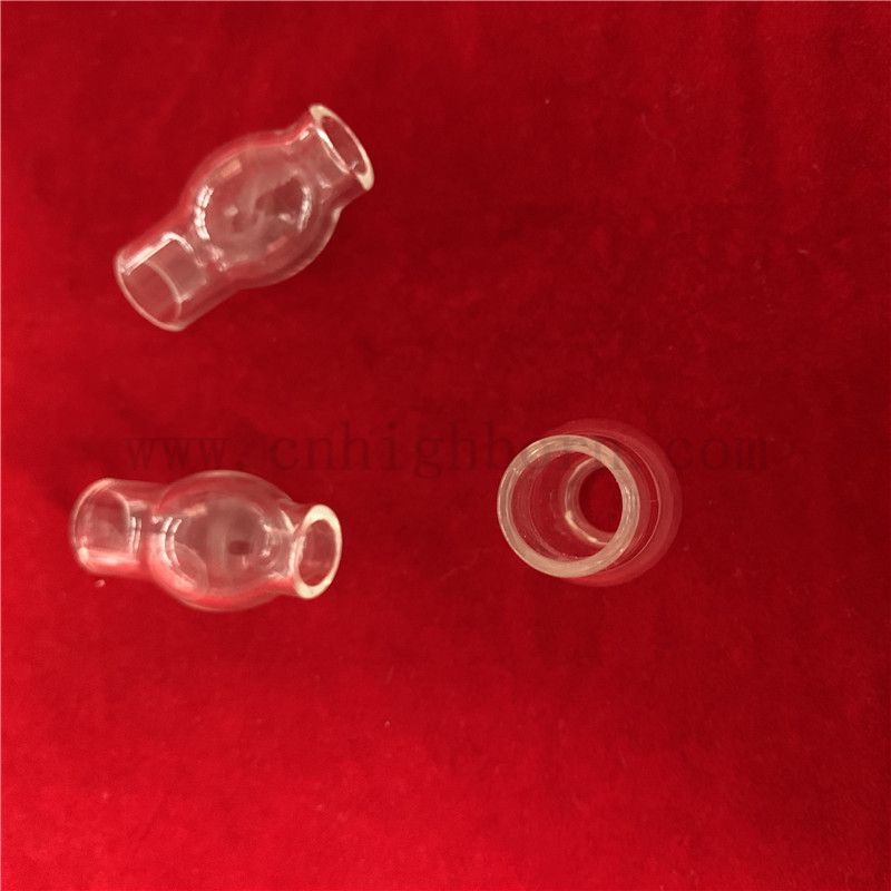Resistenza al calore Forma personalizzata Clettosa Silico Fuso Fususo Quarzo Lab Ware