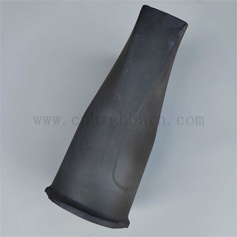 Fornitura di fabbrica pipa sisico rbsic ceramico ugello di ugello in carburo di silicio tubo in ceramica per forno a tunnel