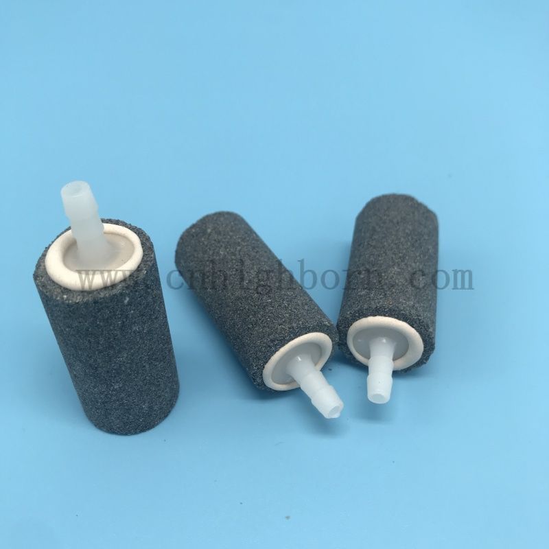 Pompa a aeratore di aeratore di pesci d'acqua della pietra di aria cilindrica Pompa idroponica diffusore di ossigeno