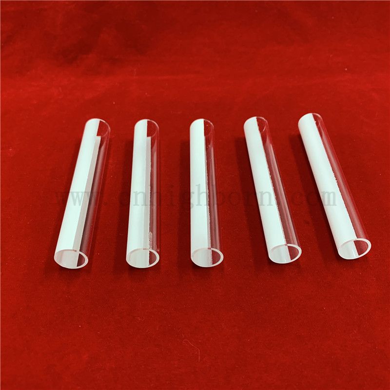 heat resistance quartz tube tubo di resistenza al calore