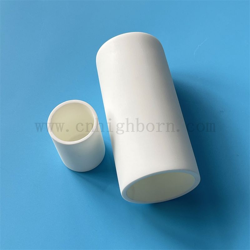 Ossido di magnesio refrattario crogiolo ceramico di metallo fuso personalizzato crogiolo