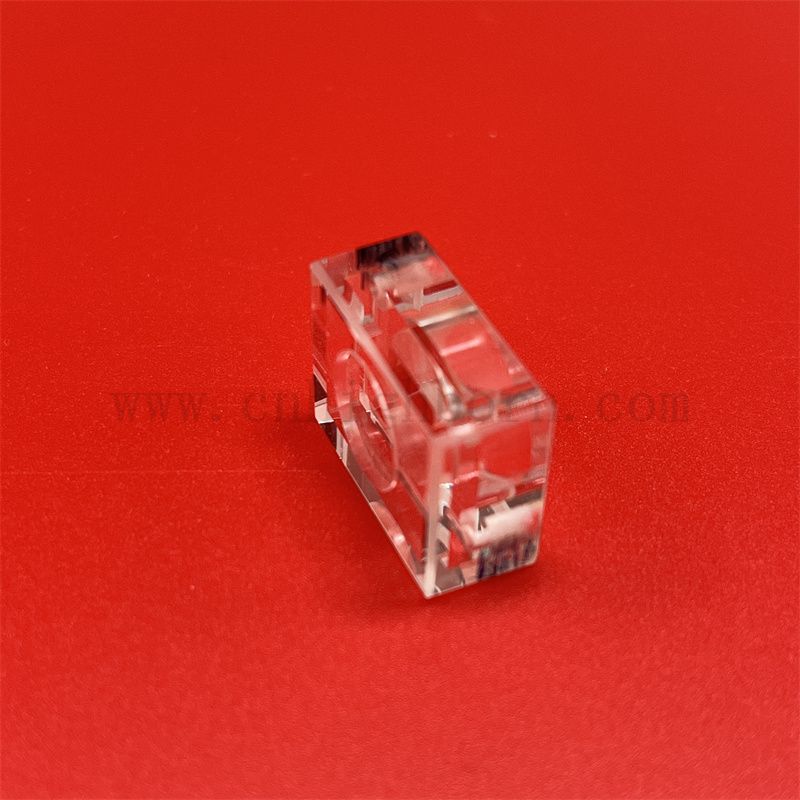 Lab Spettrofotometro di alta qualità UV UV Ultraviolet Transmittance Ottico Flow Cellula Glass Cuvette di vetro